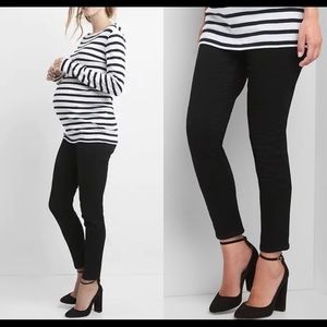 GAP Maternity Really Skinny Black Pants 6 Stretch